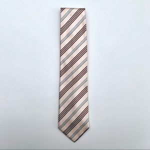 Zegna Pink Stripe Tie